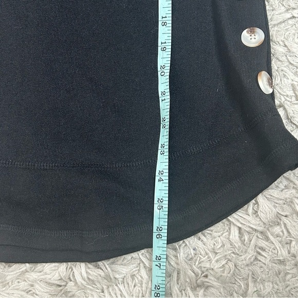 Rubzoof Black Button-Detail Women's Top NWT - Picture 13 of 13